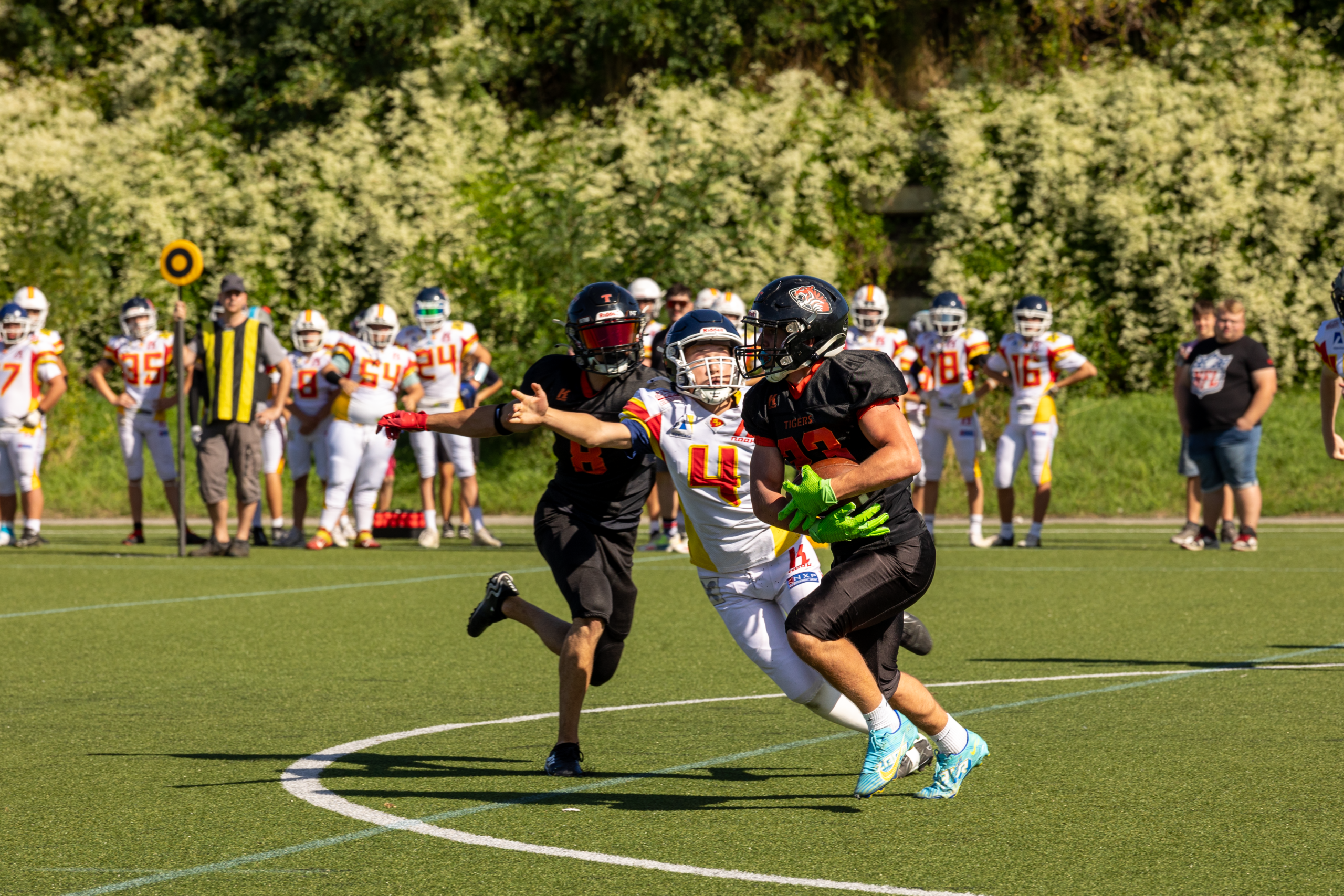 Red Tigers U16 Spielaktion gegen die INV 2025