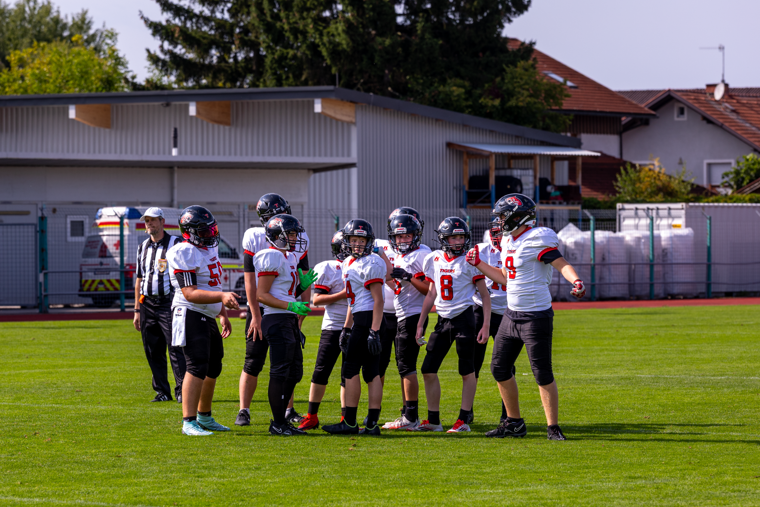 Red Tigers U14 Spielaktion gegen die Steelsharks